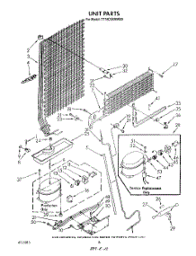 07 - Unit parts for Estate Refrigerator TT18CKXWW00 from AppliancePartsPros.com