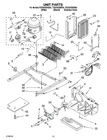 09 - Unit Parts parts for Estate Refrigerator TS25AGXNS00 from AppliancePartsPros.com