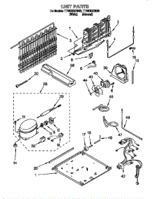 Unit parts for Estate Refrigerator TT18DKXEN01 from AppliancePartsPros.com