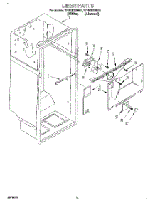 02 - Liner parts for Estate Refrigerator TT18DKXBW01 from AppliancePartsPros.com