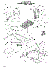 09 - Unit parts for Estate Refrigerator TS25AQXBN01 from AppliancePartsPros.com
