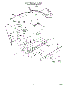 11 - Control parts for Estate Refrigerator TS25AEXHW01 from AppliancePartsPros.com