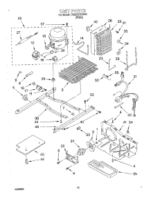 09 - Unit parts for Estate Refrigerator TS25AEXHW00 from AppliancePartsPros.com