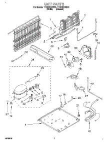 04 - Unit parts for Estate Refrigerator TT18DKXDN00 from AppliancePartsPros.com