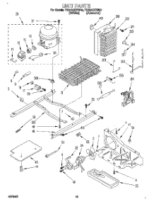09 - Unit parts for Estate Refrigerator TS25AQXBW00 from AppliancePartsPros.com