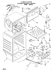 05 - Liner parts for Estate Refrigerator TT18HAXDN01 from AppliancePartsPros.com