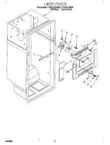 02 - Liner parts for Estate Refrigerator TT18HAXBW00 from AppliancePartsPros.com