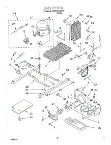 09 - Unit parts for Estate Refrigerator TS25AEXHW02 from AppliancePartsPros.com