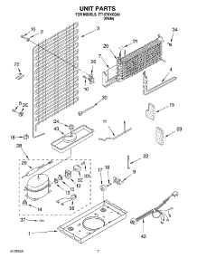 04 - Unit parts for Estate Refrigerator TT16TKXKQ00 from AppliancePartsPros.com