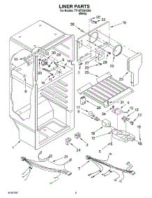 03 - Liner parts for Estate Refrigerator TT18TKXKQ00 from AppliancePartsPros.com