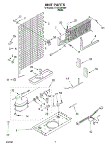 04 - Unit parts for Estate Refrigerator TT18TKXKQ00 from AppliancePartsPros.com