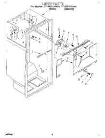 02 - Liner parts for Estate Refrigerator TT18HKXAW00 from AppliancePartsPros.com