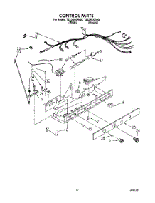 11 - Control parts for Estate Refrigerator TS25AWXAW00 from AppliancePartsPros.com
