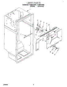 02 - Liner parts for Estate Refrigerator TT18HKXAW01 from AppliancePartsPros.com