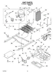 10 - Unit parts for Estate Refrigerator TS22AFXKQ00 from AppliancePartsPros.com