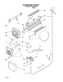 11 - Icemaker parts for Estate Refrigerator TS22AFXKQ00 from AppliancePartsPros.com