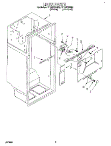 02 - Liner parts for Estate Refrigerator TT18HKXAW02 from AppliancePartsPros.com