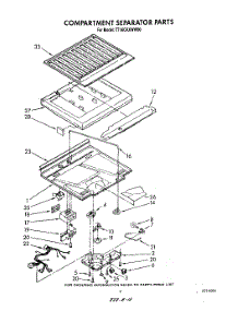 04 - Compartment Separator parts for Estate Refrigerator TT16CKXWW00 from AppliancePartsPros.com