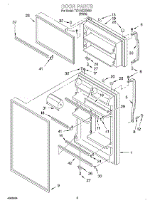 02 - Door parts for Estate Refrigerator TT21AKXJW00 from AppliancePartsPros.com