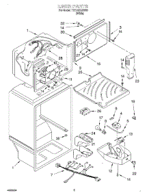 03 - Liner parts for Estate Refrigerator TT21AKXJW00 from AppliancePartsPros.com