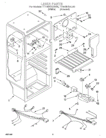 03 - Liner, Lit / Optional parts for Estate Refrigerator TT14EKRAW00 from AppliancePartsPros.com