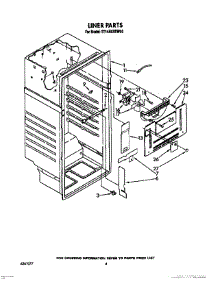 03 - Liner parts for Estate Refrigerator TT14EKRXW00 from AppliancePartsPros.com