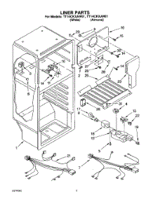 03 - Liner, Lit\Optional parts for Estate Refrigerator TT14CKXAN01 from AppliancePartsPros.com