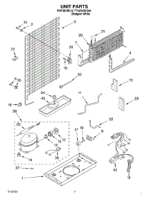 04 - Unit parts for Estate Refrigerator TT14DKXKQ00 from AppliancePartsPros.com