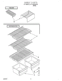 05 - Shelf, Lit / Optional parts for Estate Refrigerator TT14DKXEW12 from AppliancePartsPros.com