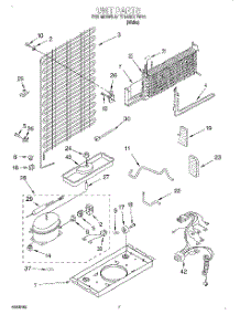 04 - Unit parts for Estate Refrigerator TT14DKXEW15 from AppliancePartsPros.com
