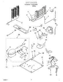 04 - Unit parts for Estate Refrigerator TT21AKXJW01 from AppliancePartsPros.com