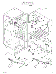 03 - Liner parts for Estate Refrigerator TT14DKXJW00 from AppliancePartsPros.com