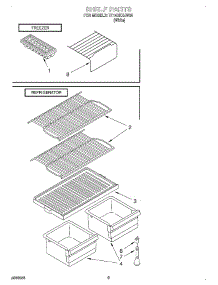 05 - Shelf, Optional parts for Estate Refrigerator TT14DKXJW00 from AppliancePartsPros.com