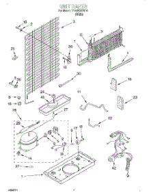 04 - Unit parts for Estate Refrigerator TT14DKXEW14 from AppliancePartsPros.com