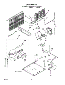06 - Unit, Lit / Optional parts for Estate Refrigerator TT18AKXDW00 from AppliancePartsPros.com