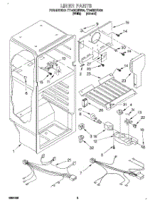 03 - Liner, Lit / Optional parts for Estate Refrigerator TT14DKXEW00 from AppliancePartsPros.com