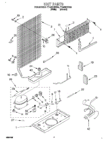 04 - Unit parts for Estate Refrigerator TT14DKXEW00 from AppliancePartsPros.com