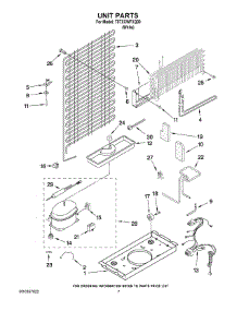 04 - Unit Parts parts for Estate Refrigerator T8TXCWFXQ00 from AppliancePartsPros.com