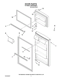 02 - Door Parts parts for Estate Refrigerator T8RXNGFWD01 from AppliancePartsPros.com