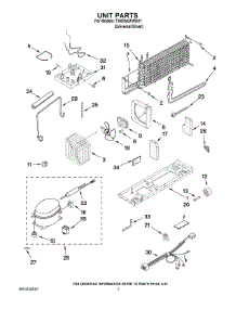 04 - Unit Parts parts for Estate Refrigerator T8RXNGFWD01 from AppliancePartsPros.com