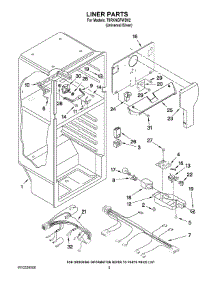 03 - Liner Parts parts for Estate Refrigerator T8RXNGFWD02 from AppliancePartsPros.com