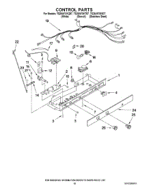 11 - Control Parts parts for Estate Refrigerator TS25AFXKS07 from AppliancePartsPros.com