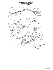 11 - Control Parts parts for Estate Refrigerator TS25CFXTQ00 from AppliancePartsPros.com