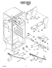 03 - Liner Parts parts for Estate Refrigerator TT18SKXRD01 from AppliancePartsPros.com