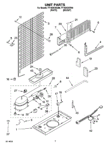 04 - Unit Parts parts for Estate Refrigerator TT16DKXST00 from AppliancePartsPros.com