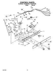 12 - Control Parts, Optional Parts parts for Estate Refrigerator TS22AFXKQ06 from AppliancePartsPros.com