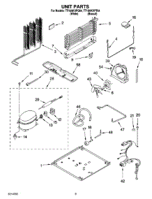06 - Unit Parts, Optional Parts parts for Estate Refrigerator TT18AKXPQ04 from AppliancePartsPros.com
