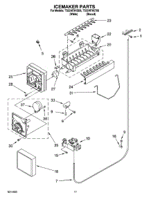 11 - Icemaker Parts parts for Estate Refrigerator TS22AFXKT06 from AppliancePartsPros.com
