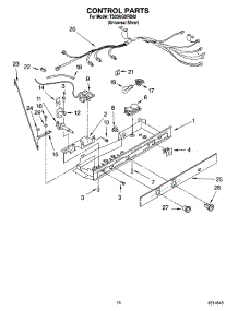 11 - Control Parts parts for Estate Refrigerator TS25AGXRD02 from AppliancePartsPros.com