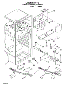 03 - Liner Parts parts for Estate Refrigerator TT16DKXRT00 from AppliancePartsPros.com